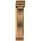 Ekena Millwork Funston Traditional Smooth Bracket w/ Offset Brace, Western Red Cedar, 5 1/2"W x 22"D x 26"H BKT0604X22X26FST01SWR - alternate 3